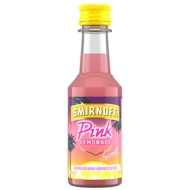 Smirnoff Pink Lemonade Flavored Vodka Limited Edition 60 - 50ML - Front