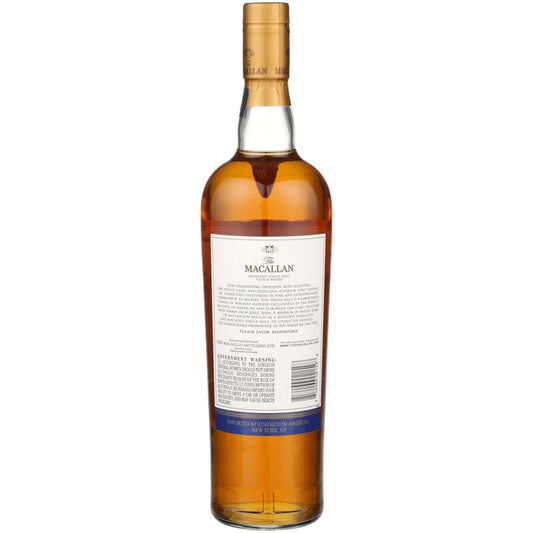 The Macallan Single Malt Scotch Double Cask 12 Yr 86 - 750ML - Back