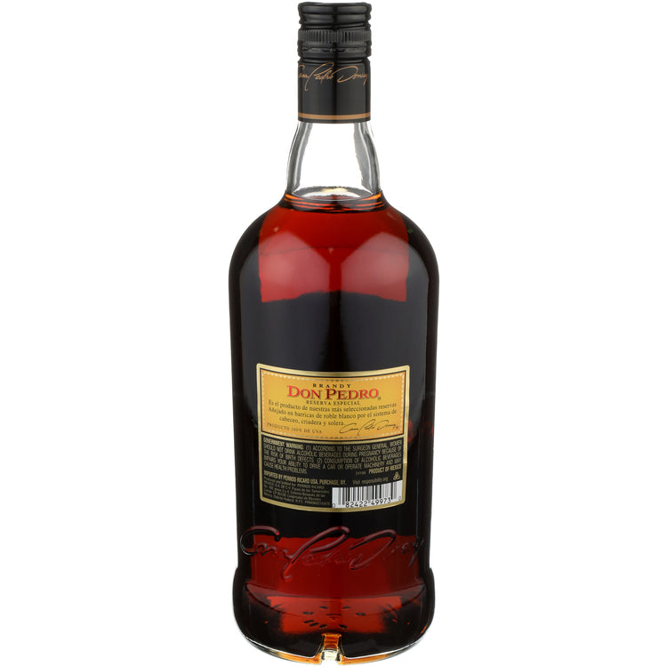 Don Pedro Brandy Reserva Especial 80 - 1.0L - Back