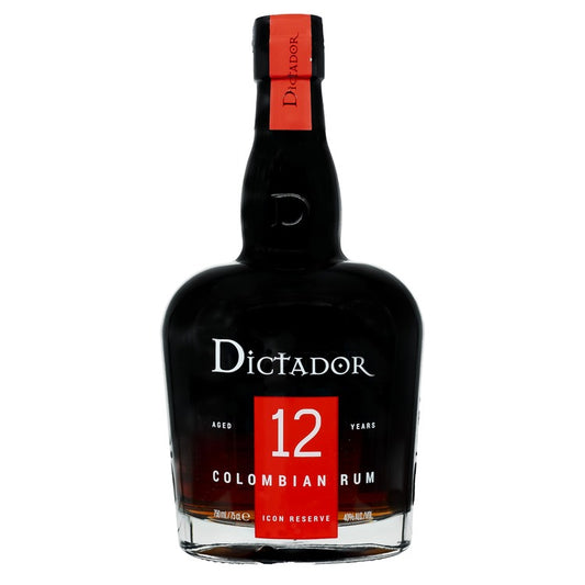 Dictador Aged Rum Solera System Ultra Premium Reserve 12 Yr 80 - 750ML - Front