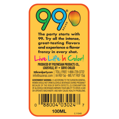 99 Brand Mango Schnapps 99 - 100ML
