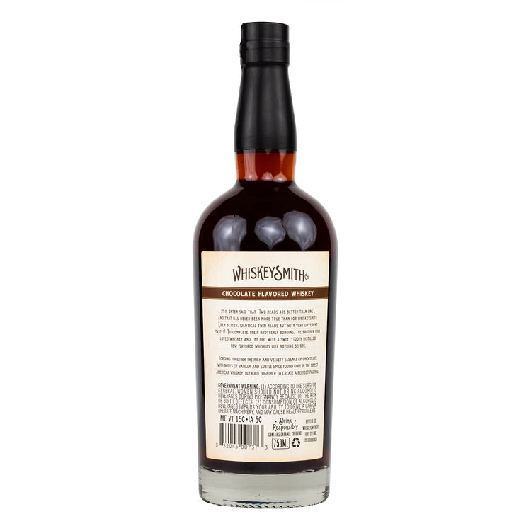 Whiskeysmith Chocolate Flavored Whiskey 60 - 750ML - Back
