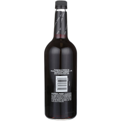 Whalers (Hh) Dark Rum Original Dark 80 - 1.0L - Back