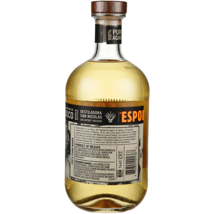 Espolon Tequila Reposado 80 - 1.75L - Back