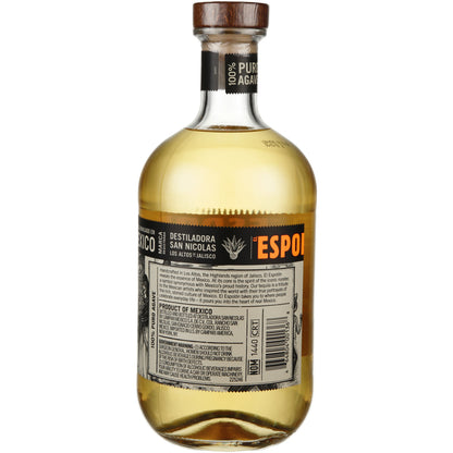 Espolon Tequila Reposado 80 - 1.75L - Back