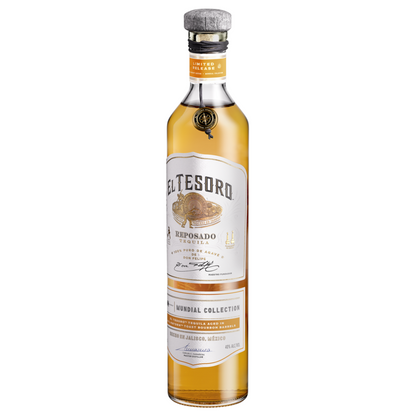 El Tesoro Tequila Reposado Mundial Collection Basil Hayden Toast 80 - 750ML - Front Label