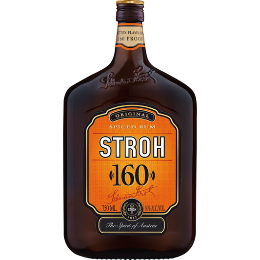 Stroh Spiced Rum 80 Original 160 - 750ML - Front
