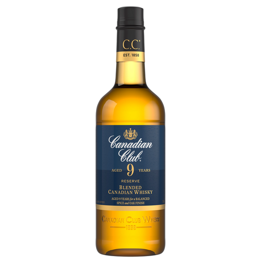 Canadian Club Canadian Whisky Reserve 9 Yr 80 - 750ML - Front