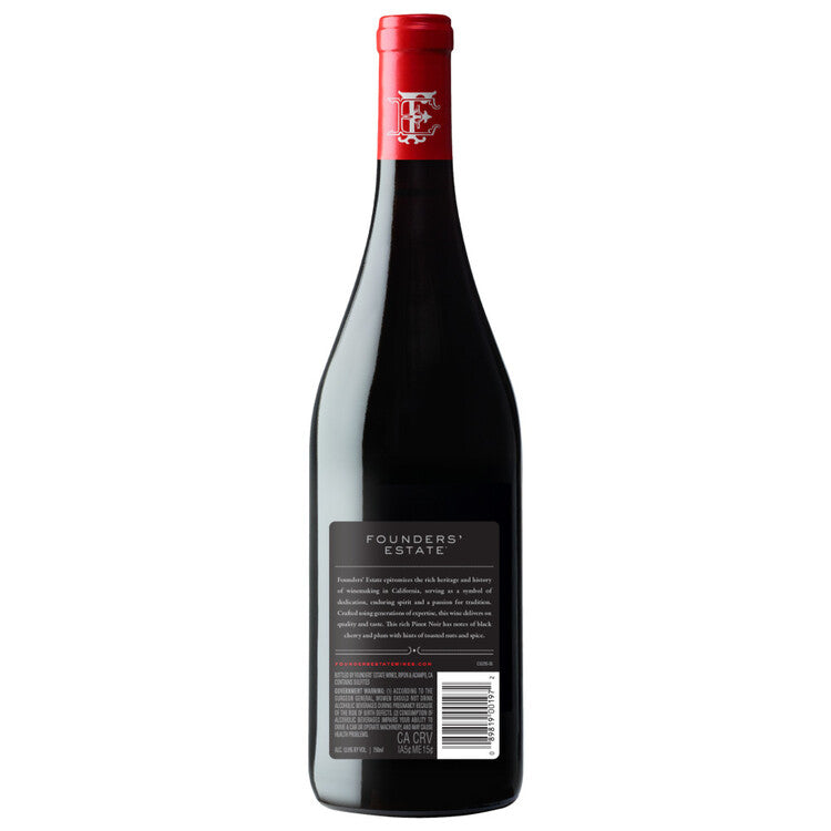 Beringer Founders' Estate Pinot Noir Founders' Estate International - 750ML - Back