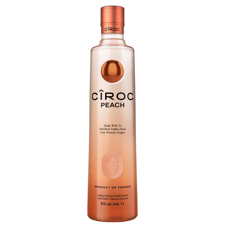 Ciroc Peach Flavored Vodka 70 - 1.0L - Front