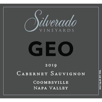 Silverado Vineyards Cabernet Sauvignon Geo Coombsville 2019 - 750ML