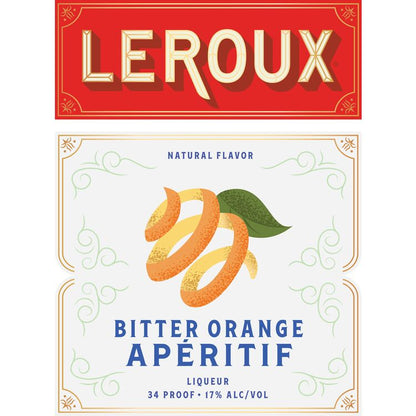 Leroux Bitter Orange Aperitif Liqueur 42 - 750ML - Front Label
