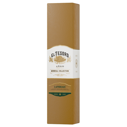 El Tesoro Tequila Anejo Mundial Collection Aged In Laphroaig 10 Year O - 750ML - Front Label