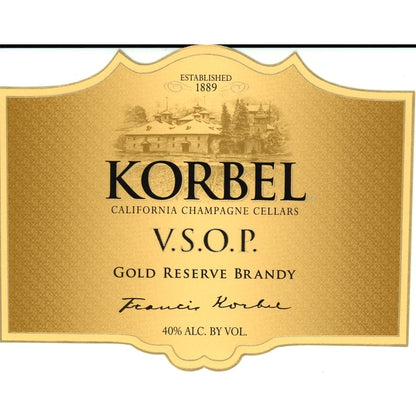 Korbel Brandy Vsop Gold Reserve 80 - 750ML - Front Label