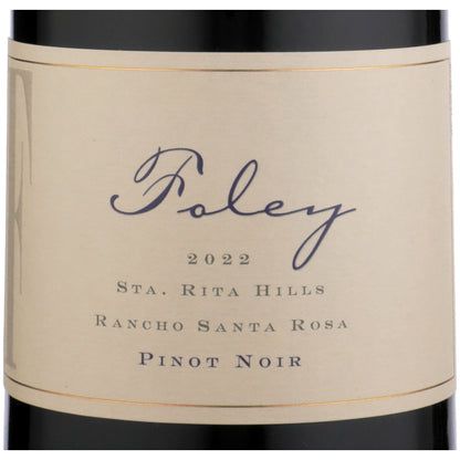 Foley Pinot Noir Rancho Santa Rosa Vineyard Santa Rita Hills 2022 - 750ML