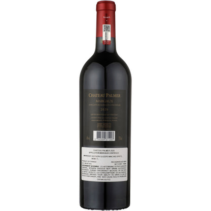 Chateau Palmer Margaux 2020 Wood Box - 750ML - Back
