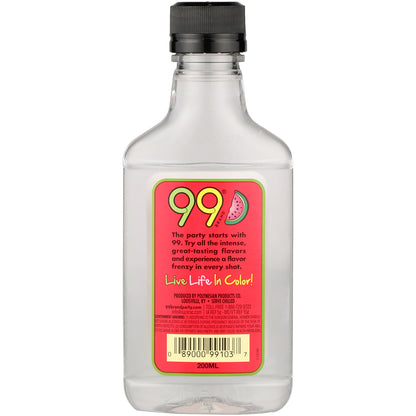 99 Brand Watermelon Schnapps 99 - 200ML - Back