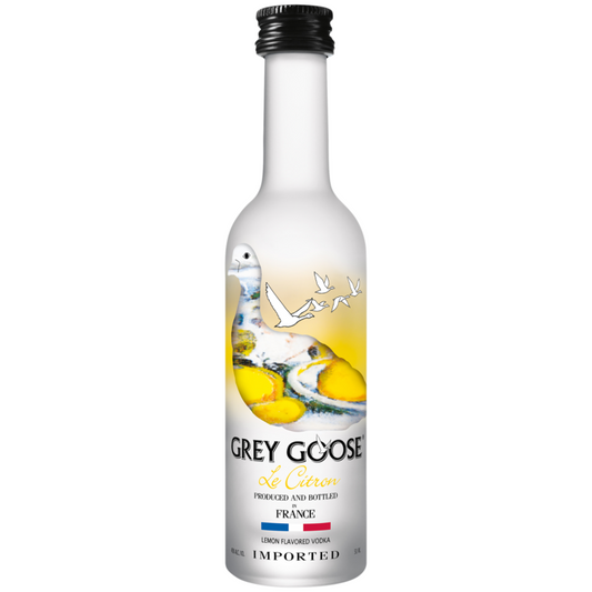Grey Goose Citrus Flavored Vodka Le Citron 80 - 50ML - Front