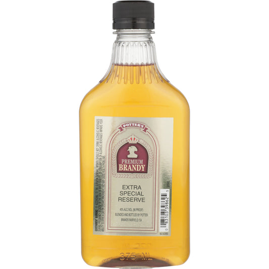 Potter's Premium Brandy Extra Special Reserve 80 - 375ML - Front