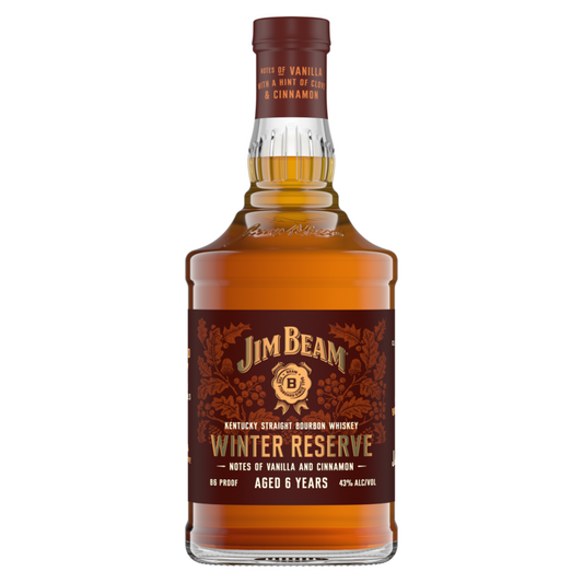 Jim Beam Straight Bourbon Winter Reserve 6 Yr 86 - 750ML - Front