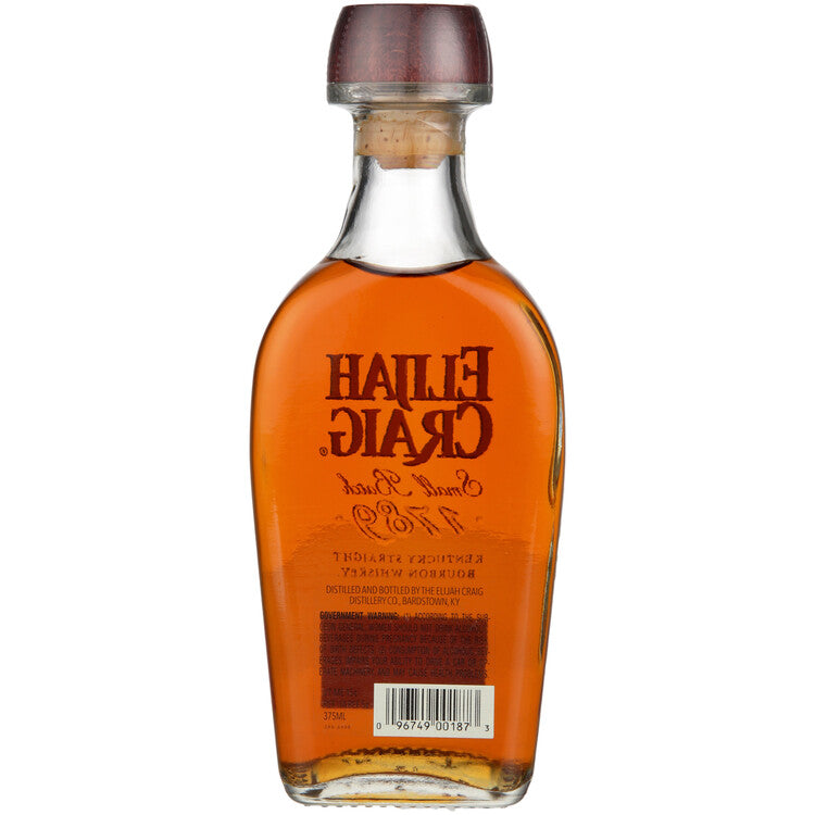 Elijah Craig Straight Bourbon Small Batch 94 - 375ML - Back
