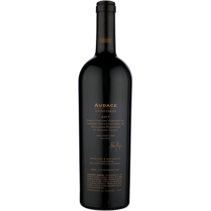 V. Vineyards Cabernet Sauvignon Audace Ruby Vineyard Sonoma County 201 - 750ML - Back