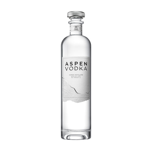 Aspen Vodka 80 - 1.0L - Front