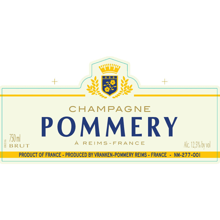 Pommery Champagne Brut Blanc De Blancs - 750ML - Front Label