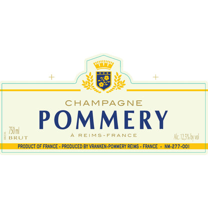 Pommery Champagne Brut Blanc De Blancs - 750ML - Front Label