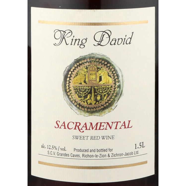 King David Sacramental Wine - 1.5L - Front Label