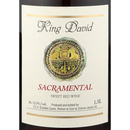 King David Sacramental Wine - 1.5L - Front Label