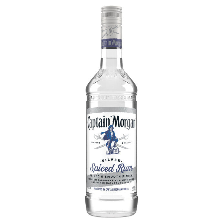 Captain Morgan Spiced Rum Silver 70 - 750ML - Front