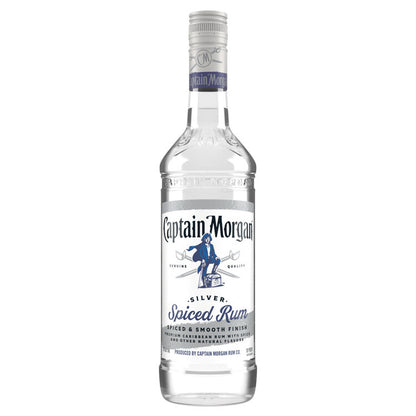 Captain Morgan Spiced Rum Silver 70 - 750ML - Front