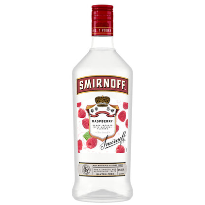 Smirnoff Vodka Raspberry Flavored 60 - 1.75L - Front