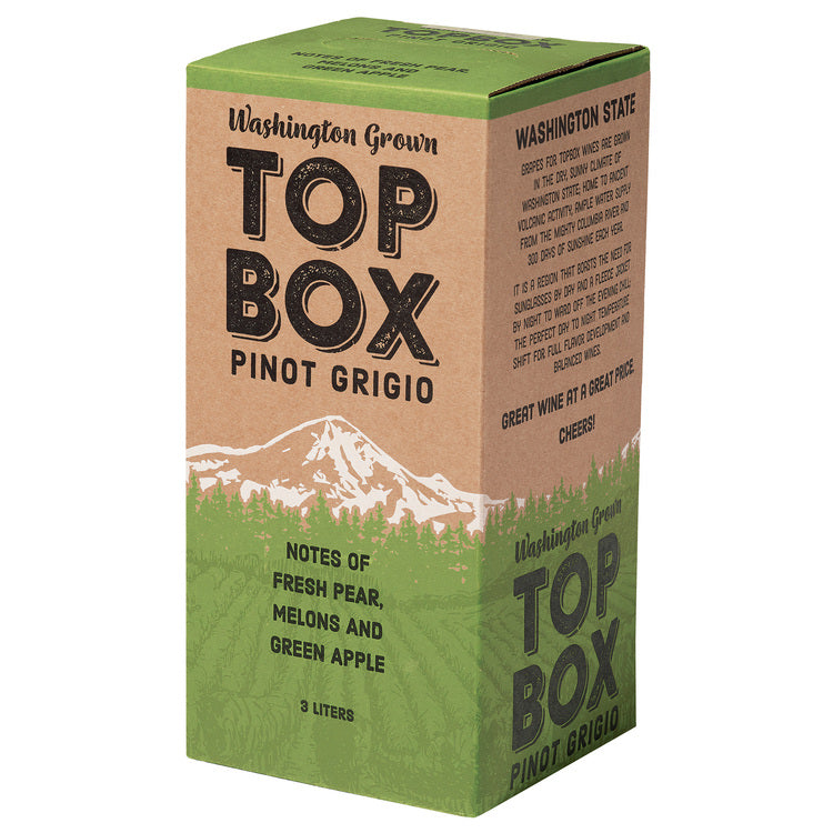 Top Box Pinot Grigio Washington - 3.0L