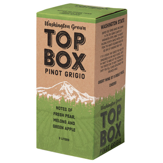 Top Box Pinot Grigio Washington - 3.0L