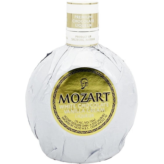 Mozart White Chocolate Vanilla Cream Liqueur 30 - 750ML - Front