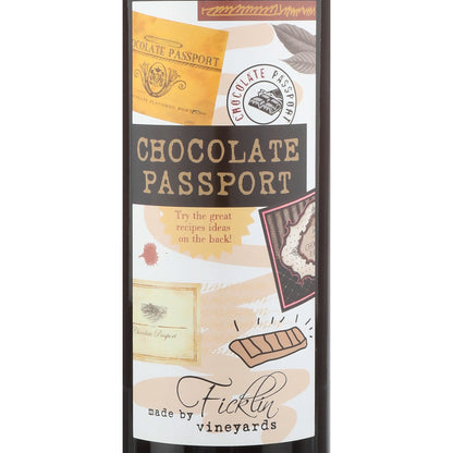 Ficklin Vineyards Chocolate Passport - 500ML - Front Label