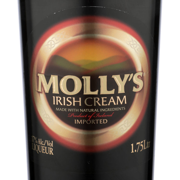 Molly's Irish Cream Liqueur 34 - 1.75L - Front Label