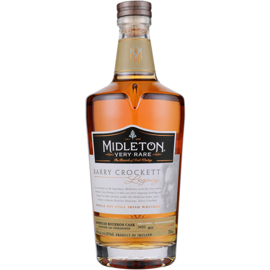 Midleton Single Pot Still Irish Whiskey Barry Crockett Legacy 92 - 700ML - Front