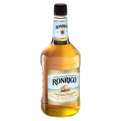 Ronrico Gold Rum Gold Label 80 - 1.75L - Front Label