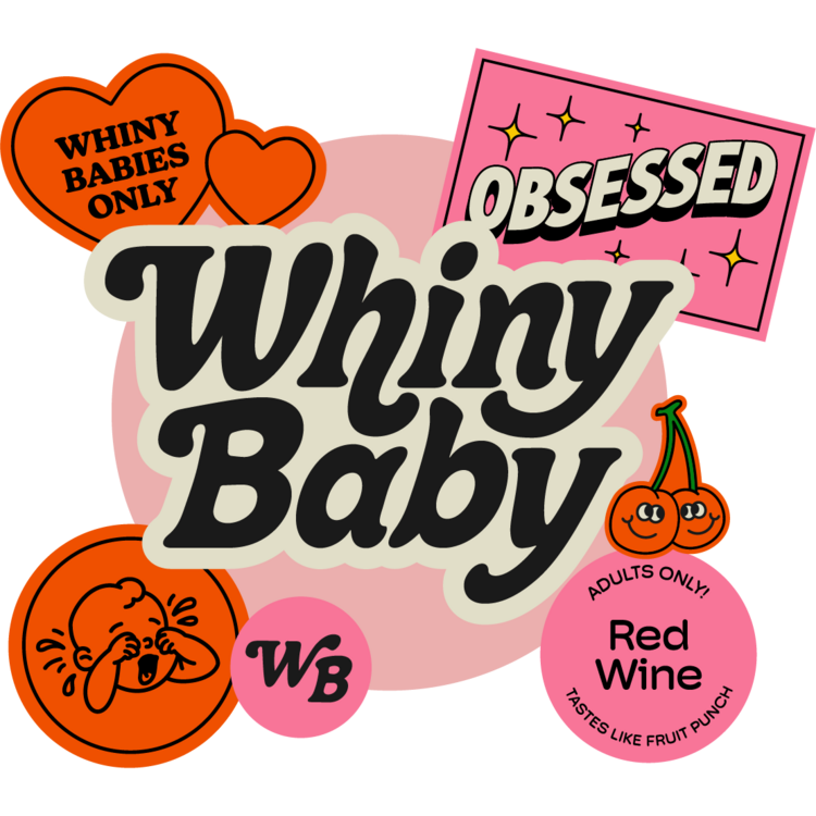 Whiny Baby Red Wine Obsessed California - 750ML - Front Label