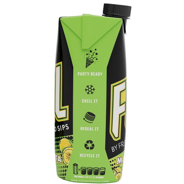 Fuel By Franzia Margarita Rush Spiked Sips Flavored Wine - 500ML - Back