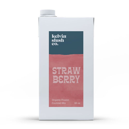 Kelvin Slush Organic Strawberry Frozen Cocktail Mix - 32 Z - Front