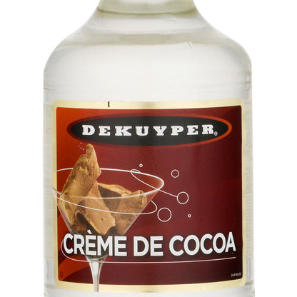 Dekuyper Creme De Cacao White 48 - 750ML - Front Label