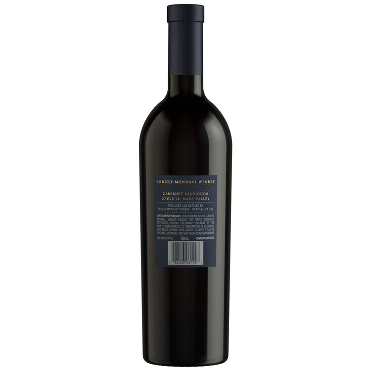 Robert Mondavi Winery Cabernet Sauvignon The Estates Oakville 2021 - 750ML - Back