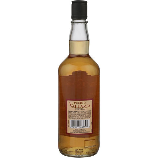 Puerto Vallarta Tequila Gold 80 - 50ML - Back