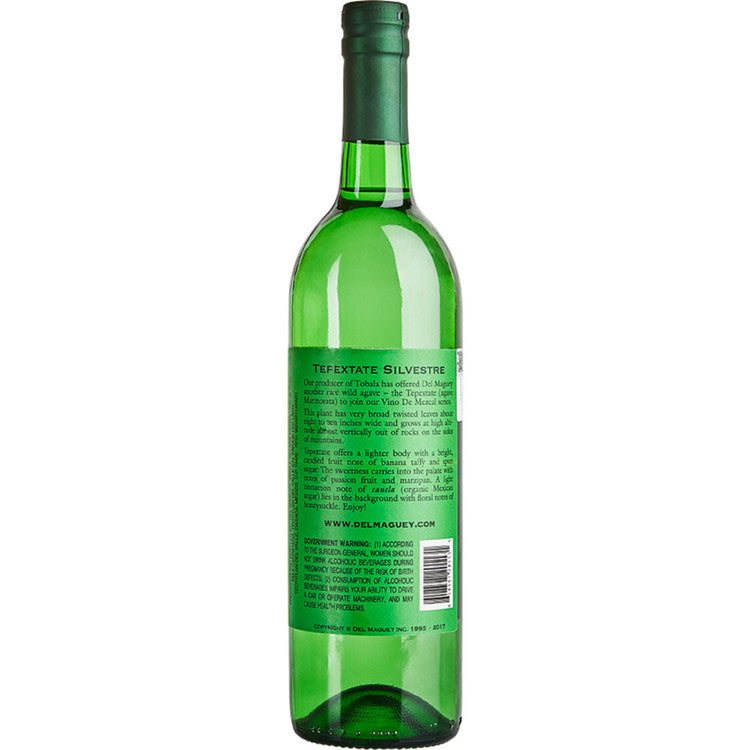Del Maguey Mezcal Single Village Wild Tepextate 90 - 750ML - Back