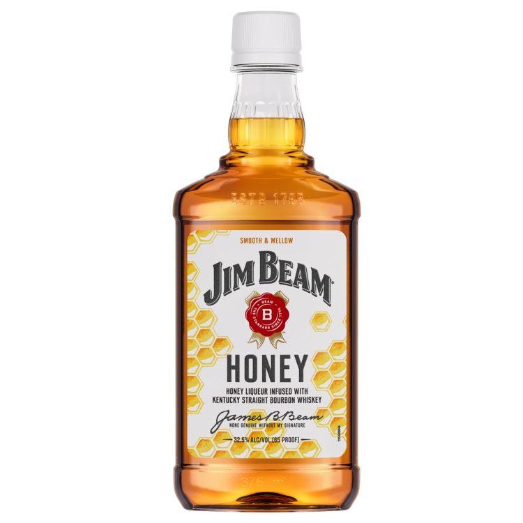 Jim Beam Honey Flavored Whiskey 65 - 375ML - Front