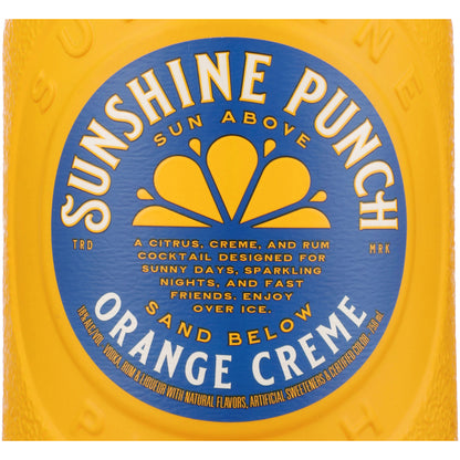 Sunshine Punch Cocktail Orange Creme 36 - 750ML - Front Label